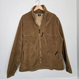 Beyond Mens Tactical Polar Fleece Jacket Size 2XL Cozy Outdoor Military Gorpcore